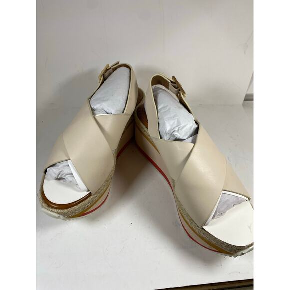 Enzo Angiolini Eva Wedge Sandals NWT 9W - Picture 2 of 10